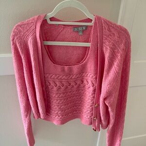 J Crew Cardigan and Tank Set